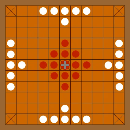 Hnefatafl board