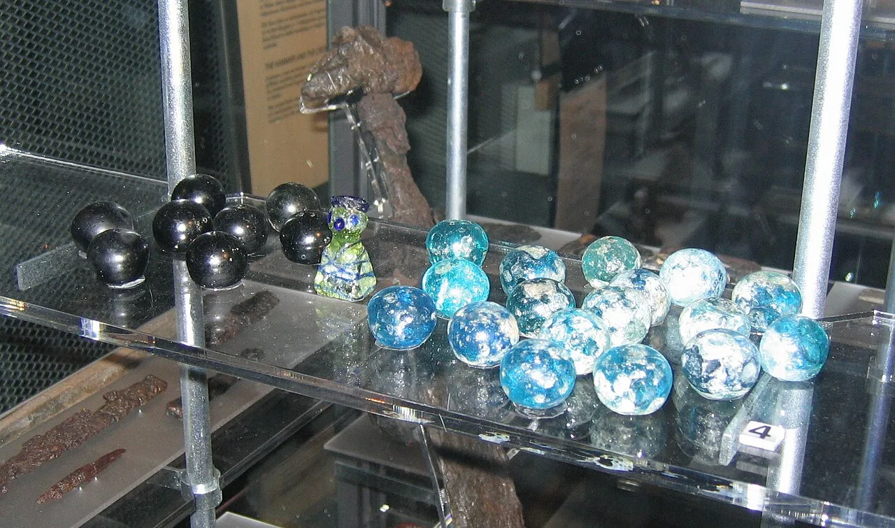 Tafl pieces from Birka in the Swedish Museum of National Antiquities in Stockholm