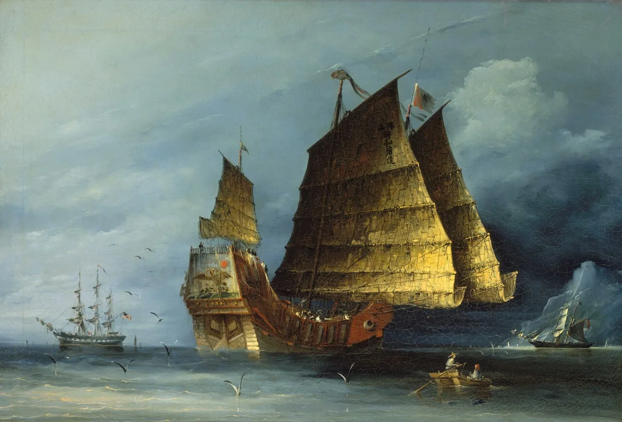 Chinese "trading junk", 19th-century