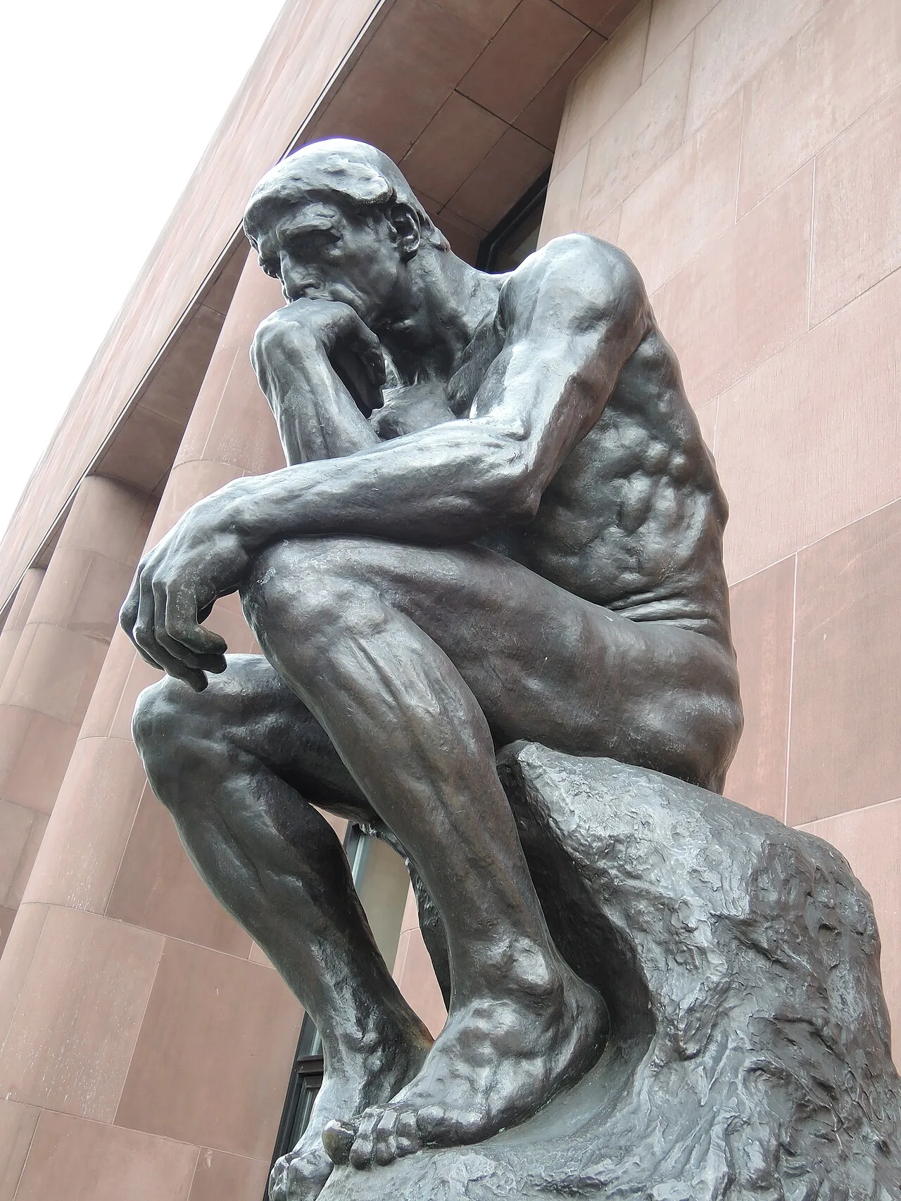 Le Penseur by Rodin (Kunsthalle Bielefeld) 2014-04-10