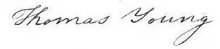 Young Thomas signature