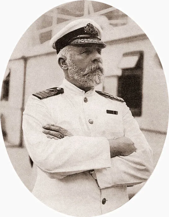 Edward Smith, captain of Titanic, on board the Olympic in 1911