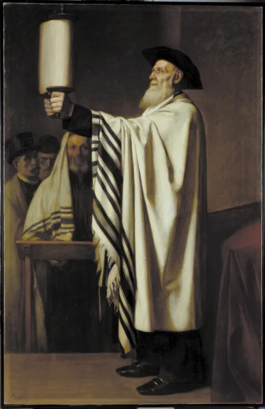Presentation of The Torah, by Édouard Moyse, 1860, Museum of Jewish Art and History.