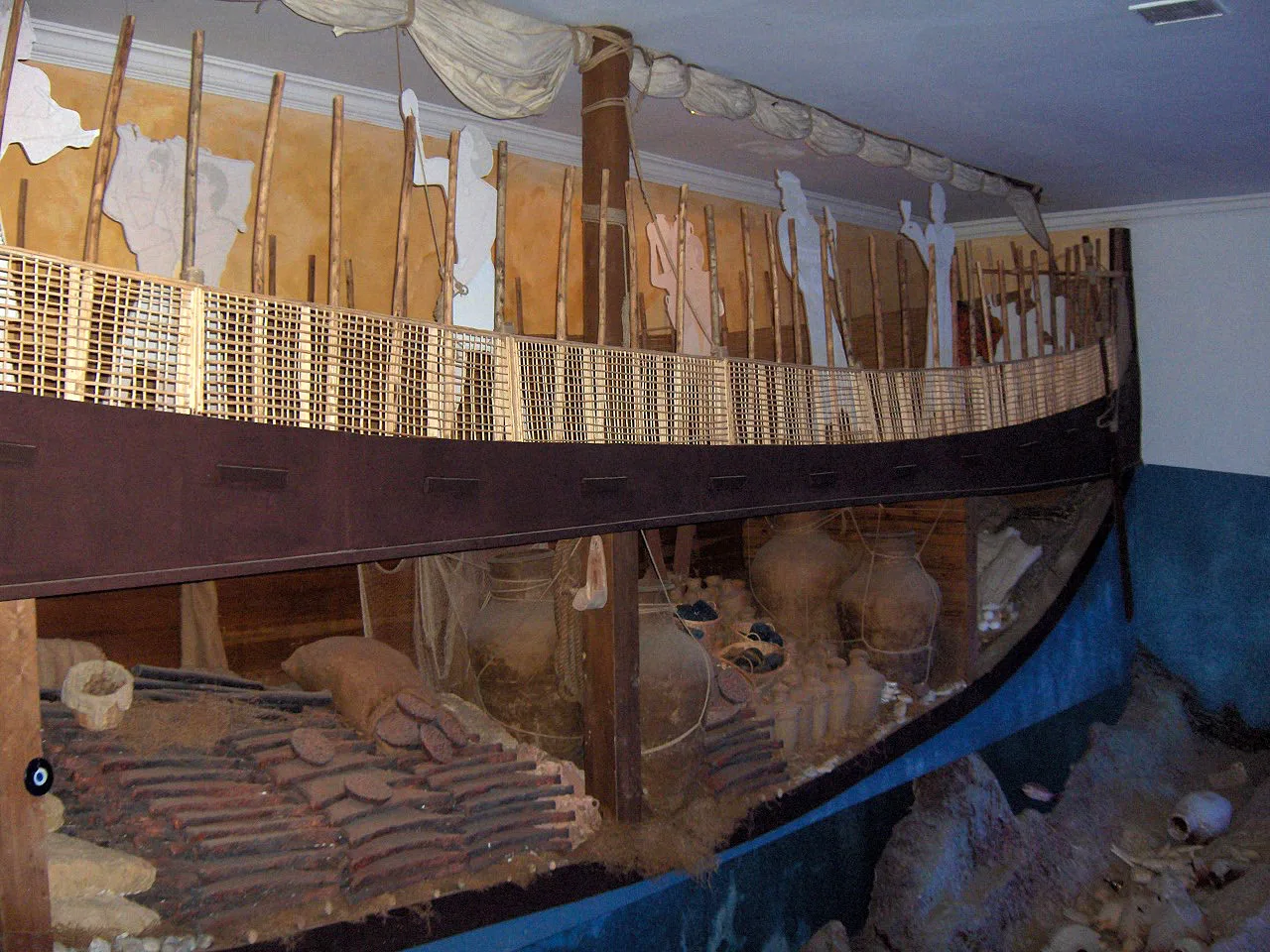 Lifesize replica at the Bodrum Museum of Underwater Archaeology.