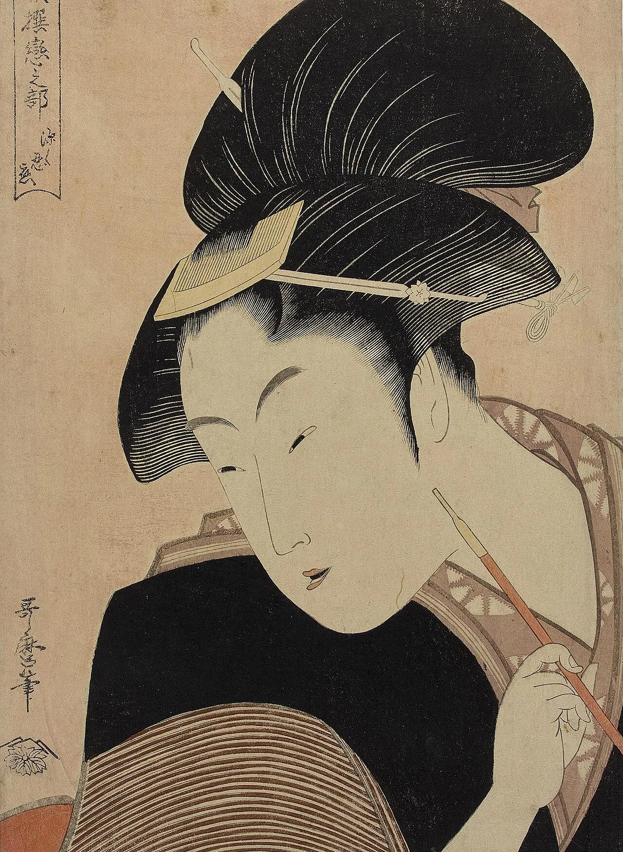 Utamaro's Fukaku Shinobu Koi (c. 1793–94) set an auction record of €745000 in 2016.