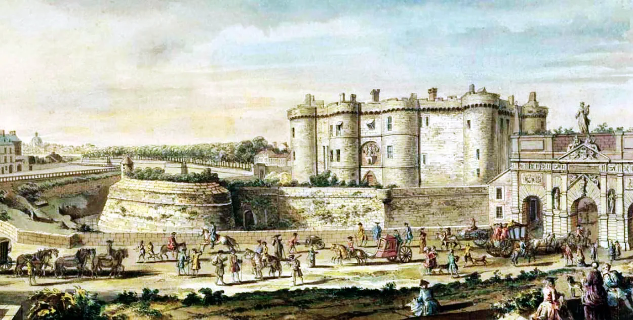 Voltaire was imprisoned in the Bastille from 16 May 1717 to 15 April 1718 in a windowless cell with ten-foot-thick walls