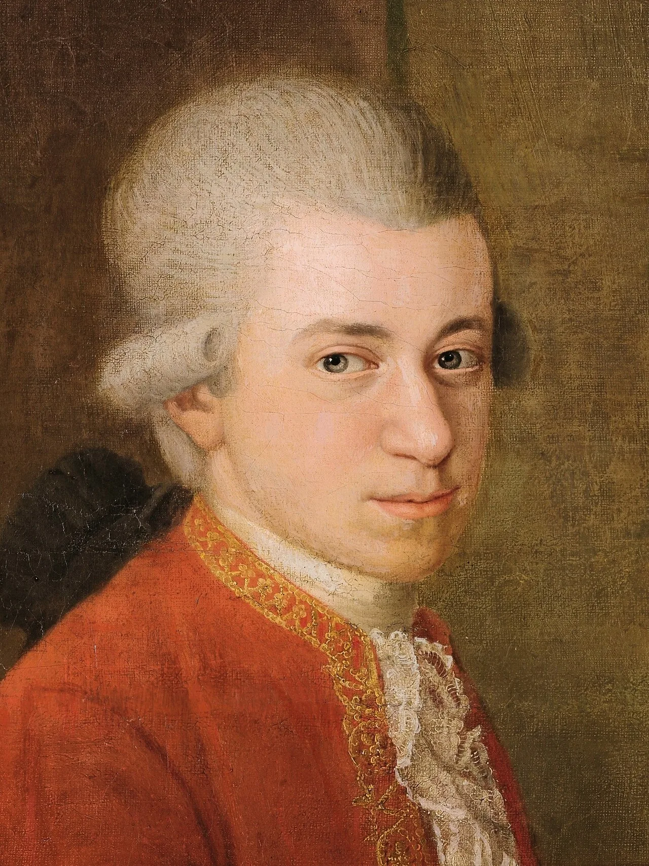 The Mozart Family - Wolfgang Amadeus Mozart headshot