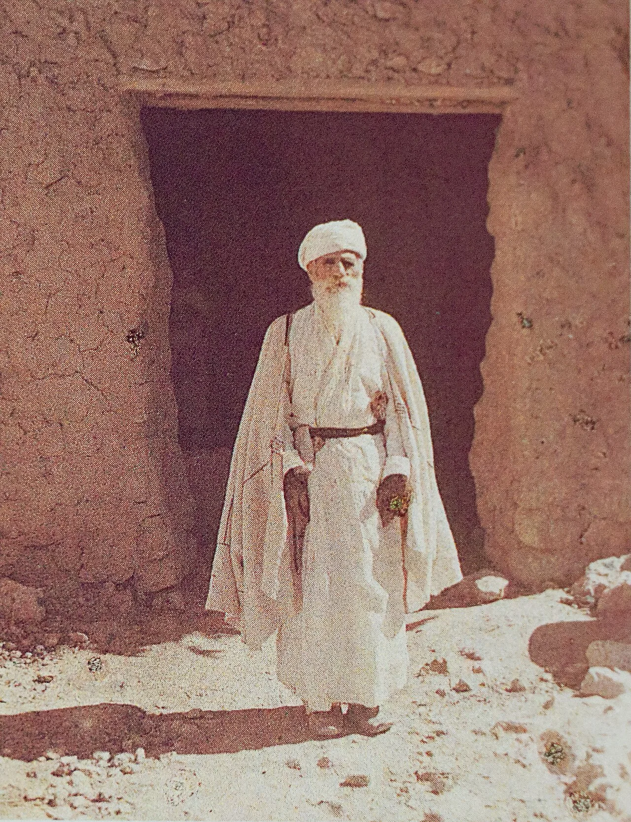 Yazidi chief in Bashiqa, Iraq; picture by Albert Kahn (1910s)